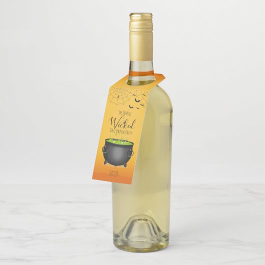 Hexenkessel Flaschenanhänger (Angewinkelt)