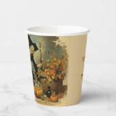 Hexenkessel Halloween - essen, trinken, Beängstige Pappbecher (Links)