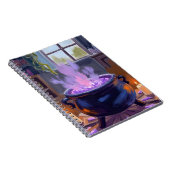 Hexenkessel Halloween Gruselig Notizblock (Rechte Seite)