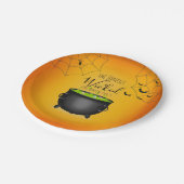 Hexenkessel Pappteller (Schrägansicht)