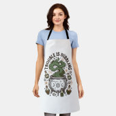 Hexenkessel-Shirt Ärger brodelt_1 Schürze (Getragen)
