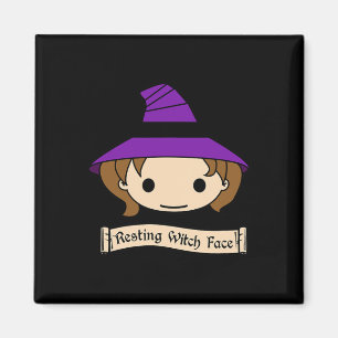 HexenkKostüm Halloween Magnet