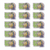 Hexenkleber auf Split-Bild Aufkleber (Vorderseite)