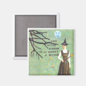 Hexenkollage Magnet (Vorderseite/Rückseite)