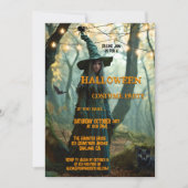 Hexenkostüm-Party Einladung (Vorderseite)