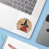 Hexenkrabbe Funny Halloween Hermit Crab Lover Aufkleber (Laptop mit iPhone)