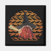 Hexenkrabbe Funny Halloween Hermit Crab Lover Magnet (Vorne)