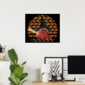Hexenkrabbe Funny Halloween Hermit Crab Lover Poster (Heimbüro)