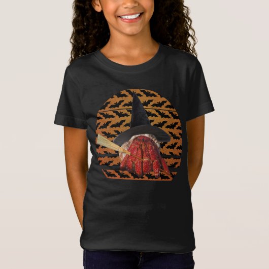 Hexenkrabbe Funny Halloween Hermit Crab Lover T-Shirt (Vorderseite)
