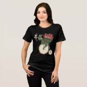 Hexenkrähenfahrrad Tri-Blend Shirt (Vorderseite voll)