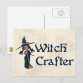 Hexenkrake Postkarte (Vorne/Hinten)