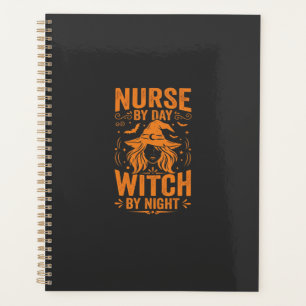 Hexenkrankenschwester Halloween-Design Planer