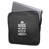 Hexenkrankenschwester Halloween Vektor Design_1 Laptopschutzhülle (Vorderseite Links)