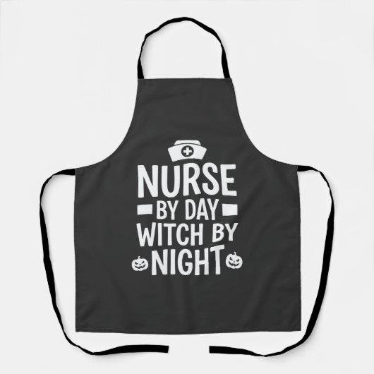 Hexenkrankenschwester Halloween Vektor Design_1 Schürze (Vorderseite)