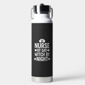 Hexenkrankenschwester Halloween Vektor Design_1 Trinkflasche (Vorderseite)