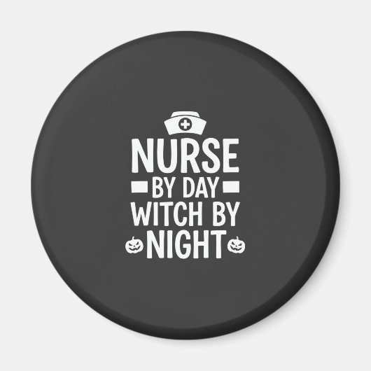 Hexenkrankenschwester Halloween-Vektordesign_1 Magnet (Vorne)
