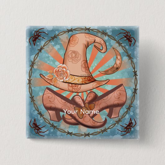 Hexenkraut-Button Button (Vorderseite)