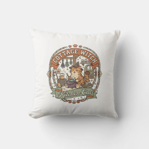 Hexenküche Cottage Witch Küche Katze Cottage Witch Kissen