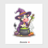 Hexenkuh Cauldron Brew Aufkleber (Blatt)