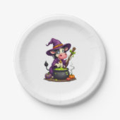 Hexenkuh Cauldron Brew Pappteller (Vorderseite)