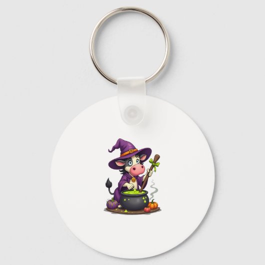 Hexenkuh Cauldron Brew Schlüsselanhänger (Vorderseite)