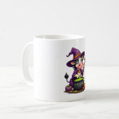 Hexenkuh-Kessel-Brau Kaffeetasse (Vorderseite Links)