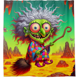 Hexenkunst Duschvorhang