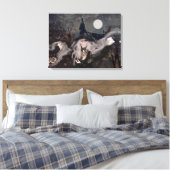Hexenkunst/Fantasiehexen/Drei Hexen Leinwanddruck (Insitu (Schlafzimmer))