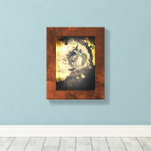 Hexenkunst Leinwanddruck (Insitu (Holzboden))