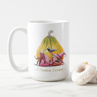Hexenkürbis Lesen Oktober Buchmonat Kaffeetasse