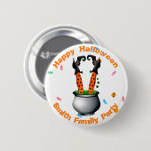 Hexenleder & Bräune in Orange & Black Button (Vorne & Hinten)