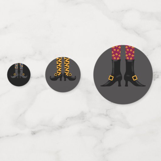 HexenLegs Halloween | Whimsikum Konfetti (Rückseiten)