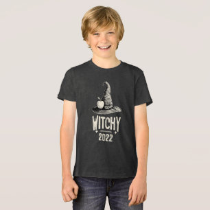 Hexenlehrerin der Zukunft 2026 Kinder Halloween T- Tri-Blend Shirt