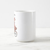 Hexenmädchen beim Reiten Kaffeetasse (Mittel)