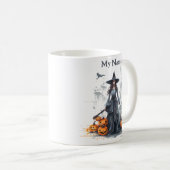 Hexenmagie-Elixier: Halloween-Hexencup Kaffeetasse (VorderseiteRechts)