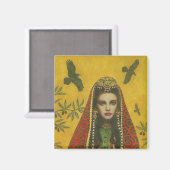 Hexenmagnet Magnet (Vorderseite/Rückseite)