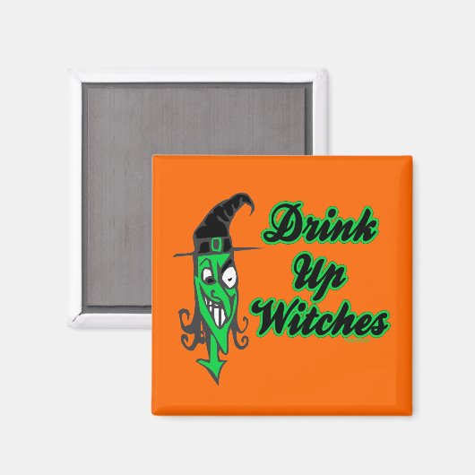 Hexenmagnete trinken magnet (Vorderseite/Rückseite)