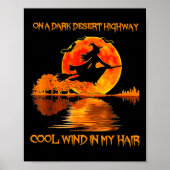 Hexenmeister besticht durch eine dunkle Wüstenland Poster (Vorne)