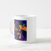 HEXENMEISTER DACHSHUND KAFFEETASSE (Vorderseite Links)