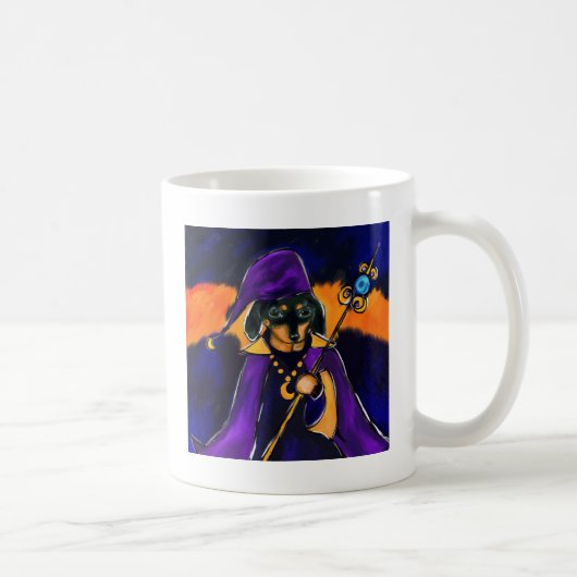 HEXENMEISTER DACHSHUND KAFFEETASSE (Rechts)