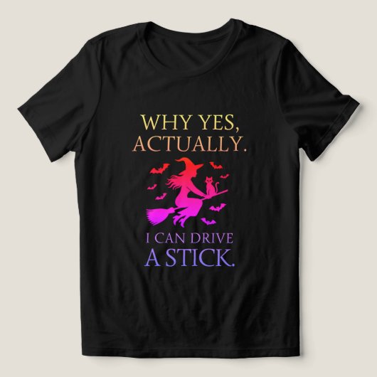 Hexenmeister Funny Womens Halloween-Party Tri-Blend Shirt (Design Vorderseite)