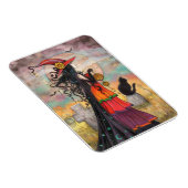 Hexenmeister Halloween Art Magnet (Rechte Seite)