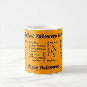 Hexenmeister Halloween-Brew-Farbe entworfen Tasse (Mittel)
