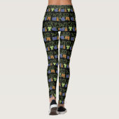 Hexenmeister Halloween-Leggings Leggings (Rückseite)