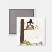 Hexenmeister Halloween Magnet (Vorderseite/Rückseite)