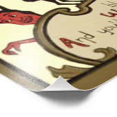 Hexenmeister Jack O' Lantern Pumpkin Vollmond Fotodruck (Ecke)