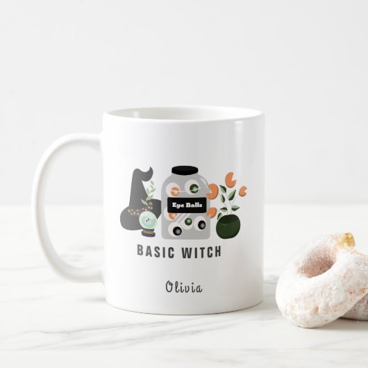 Hexenmeister Kaffeetasse (Mit Donut)