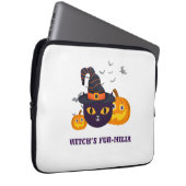 Hexenmeister-KamiarHalloween Laptopschutzhülle (Vorne Rechts)