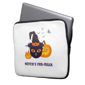 Hexenmeister-KamiarHalloween Laptopschutzhülle (Vorderseite Links)