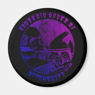 Hexenmeister-Magie-Okkultist Hexenalchemikerin Magnet